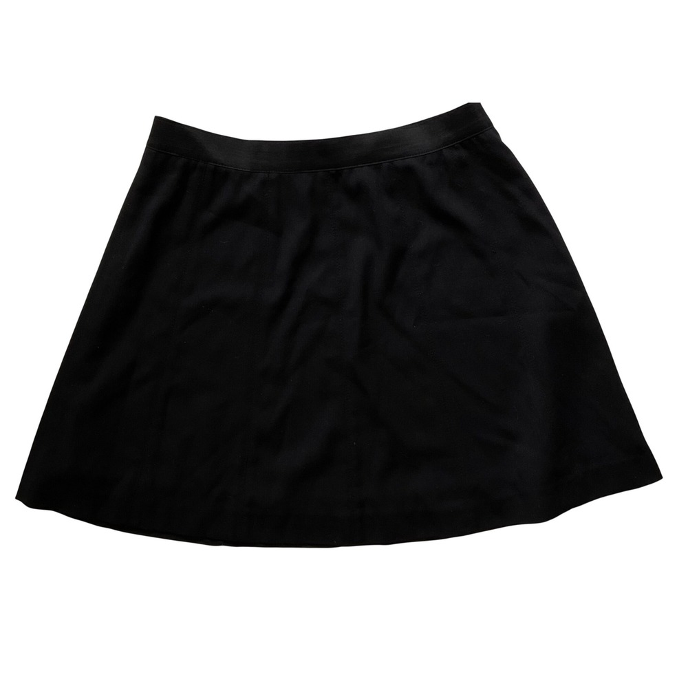 PATRIZIA LUCA MILANO women's black skirt Aline skater chic capsule wardrobe 4